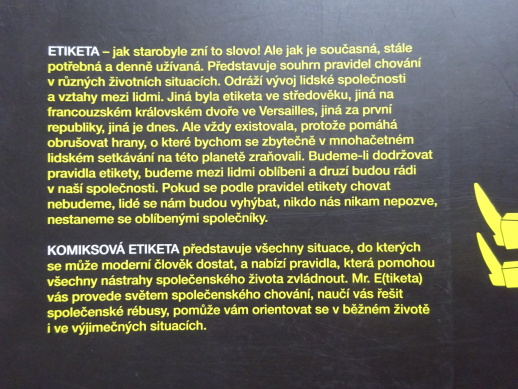 KOMIKSOVÁ ETIKETA, LADISLAV ŠPAČEK, **an