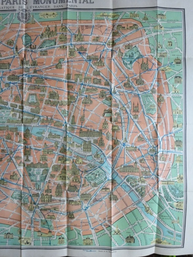 PAMÁTKY A VÝHLED Z OKOLÍ PAŘÍŽE, PAŘÍŽ, FRANCIE, MAPA