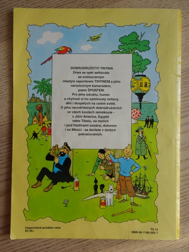 POKLAD RUDÉHO RAUBÍŘE, DOBRODRUŽSTVÍ TINTINA, HERGÉ, **an