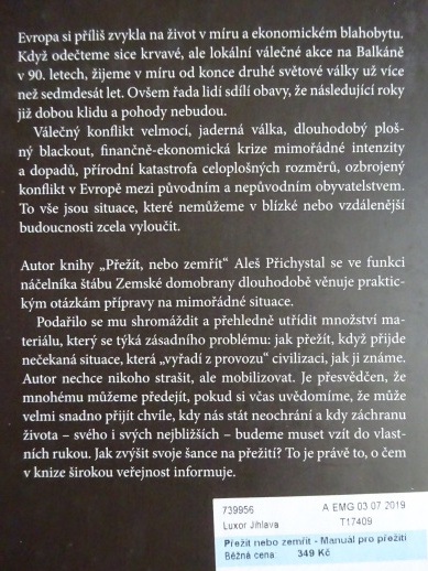 PŘEŽÍT NEBO ZEMŘÍT, MANUÁL PRO PŘEŽITÍ VE ZLÝCH ČASECH, ALEŠ PŘICHYSTAL, **an