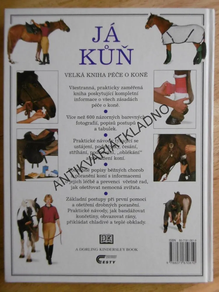 JÁ KŮŇ, VELKÁ KNIHA PÉČE O KONĚ, COLIN VOGEL