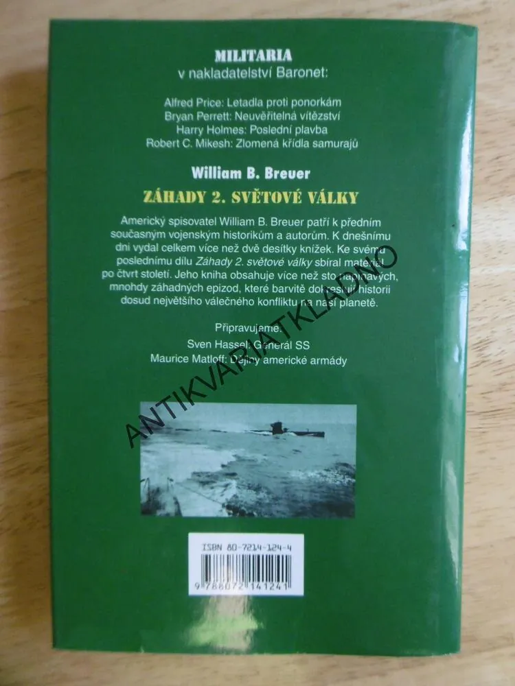 ZÁHADY 2.SVĚTOVÉ VÁLKY, WILLIAM B.BREUER, **an