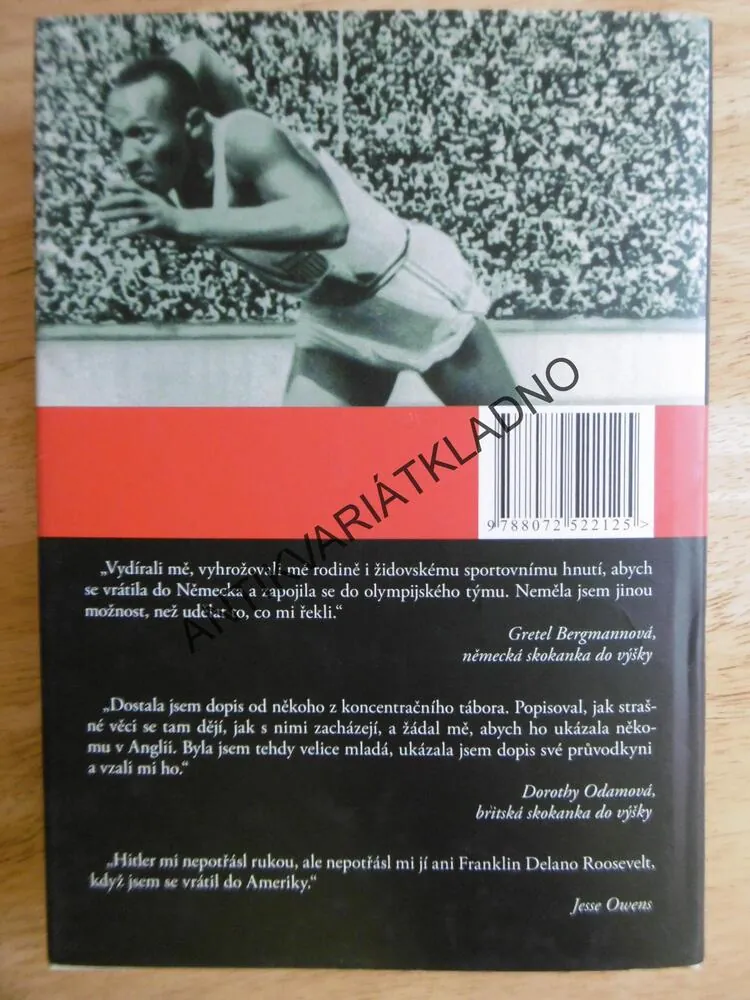 HITLEROVA OLYMPIÁDA, OLYMPIJSKÉ HRY 1936, BERLÍN, NĚMECKO, CH. HILTON, **an