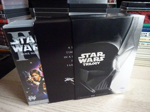 STAR WARS TRILOGY, 4X DVD FILM