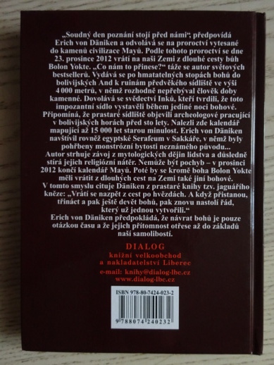 NÁVRAT BOHŮ 2012, ERICH VON DÄNIKEN, **an