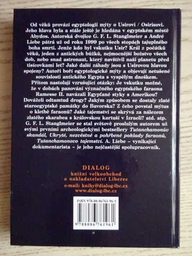 TAJEMSTVÍ EGYPTOLOGIE, G. F. L. STANGLMEIER, A. LIEBE, **an