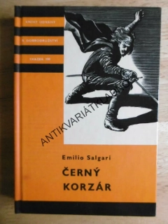 KOD 100 - ČERNÝ KORZÁR, EMILIO SALGARI, VRAŠTIL, 1988, **an