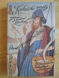 KUCHAŘSKÉ RECEPTY VYPSANÉ Z KRÁSNÉ LITERATURY, JISKROVÁ, ADOLF BORN, **an