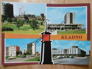 KLADNO - 1978, POLDI, SÍTNÁ, HOTEL, KULTURNÍ DŮM, NEPOPSANÉ