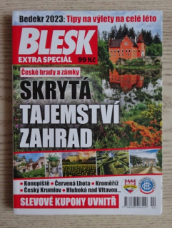 SKRYTÁ TAJEMSTVÍ ZAHRAD, BLESK EXTRA, **an