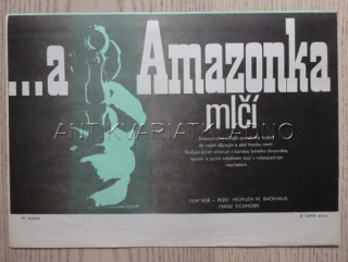 AMAZONKA MLČÍ, FILMOVÝ LETÁK