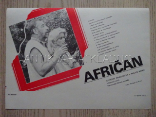 AFRIČAN, FILMOVÝ LETÁK