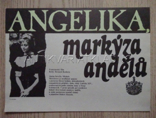 ANGELIKA, MARKÝZA ANDĚLŮ, FILMOVÝ LETÁK