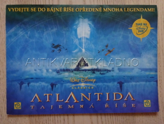 ATLANTIDA: TAJEMNÁ ŘÍŠE, PROSPEKT, FOTOSKA FILM DISNEY POHÁDKA 2313