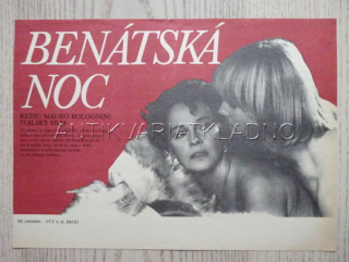 BENÁTSKÁ NOC, FILMOVÝ LETÁK