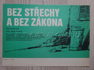BEZ STŘECHY A BEZ ZÁKONA, FILMOVÝ LETÁK