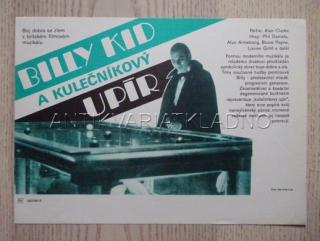 BILLY KID A KULEČNÍKOVÝ UPÍR, FILMOVÝ LETÁK
