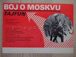 BOJ O MOSKVU: TAJFUN, FILMOVÝ LETÁK