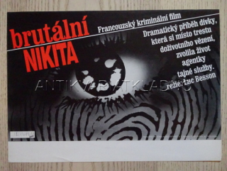 BRUTÁLNÍ NIKITA, FILMOVÝ LETÁK
