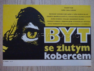 BYT SE ŽLUTÝM KOBERCEM, FILMOVÝ LETÁK