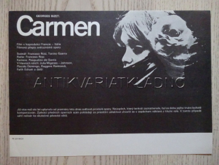 CARMEN, FILMOVÝ LETÁK