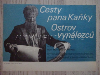 CESTY PANA KAŇKY: OSTROV VYNÁLEZCŮ, FILMOVÝ LETÁK