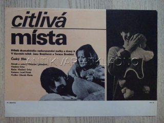 CITLIVÁ MÍSTA, FILMOVÝ LETÁK