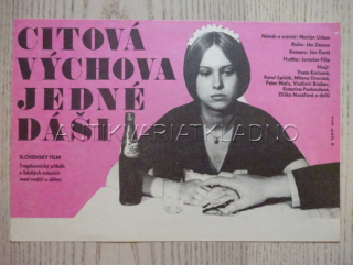 CITOVÁ VÝCHOVA JEDNÉ DÁŠI, FILMOVÝ LETÁK