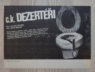 C. K. DEZERTÉŘI, FILMOVÝ LETÁK