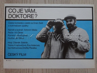 CO JE VÁM, DOKTORE?, FILMOVÝ LETÁK