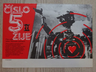 ČÍSLO 5 ŽIJE II, FILMOVÝ LETÁK