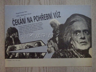 ČEKÁNÍ NA POHŘEBNÍ VŮZ, FILMOVÝ LETÁK