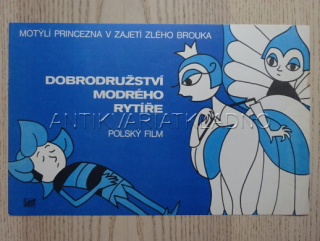 DOBRODRUŽSTVÍ MODRÉHO RYTÍŘE, FILMOVÝ LETÁK