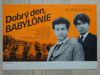DOBRÝ DEN, BABYLÓNIE, FILMOVÝ LETÁK