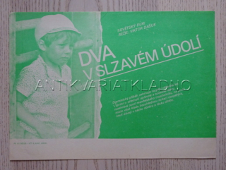 DVA V SLZAVÉM ÚDOLÍ, FILMOVÝ LETÁK