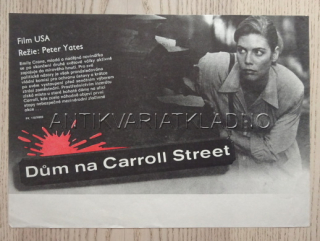 DŮM NA CARROLL STREET, FILMOVÝ LETÁK