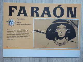 FARAÓN, FILMOVÝ LETÁK