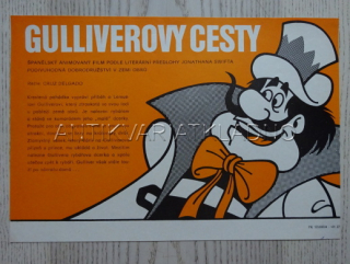 GULLIVEROVY CESTY, FILMOVÝ LETÁK