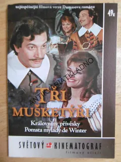 TŘI MUŠKETÝŘI, DVD FILM