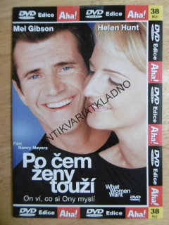 PO ČEM ŽENY TOUŽÍ, MEL GIBSON, HELEN HUNT, DVD FILM