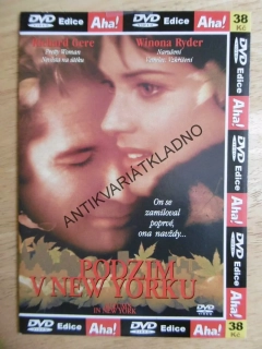 PODZIM V NEW YORKU, RICHARD GERE, WINONA RYDER, DVD FILM