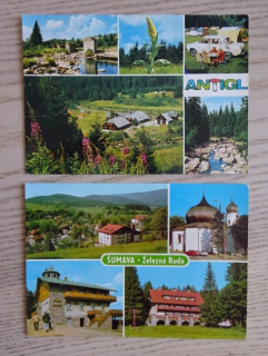 ŠUMAVA, ŽELEZNÁ RUDA, ANTIGL, 2 KUSY