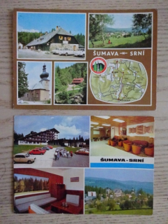 ŠUMAVA, SRNÍ, 2 KUSY