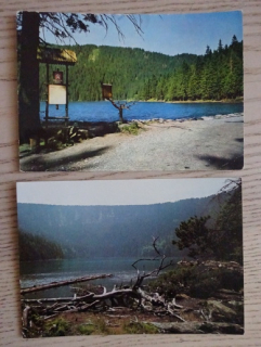 ŠUMAVA, ČERNÉ JEZERO, 2 KUSY