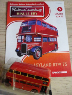 KULTOVNÍ AUTOBUSY MINULÉ ÉRY 5, LEYLAND RTW 75, DOUBLE DECKER