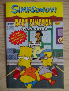 SIMPSONOVI, BART SIMPSON, KOMIKS, 10/2015