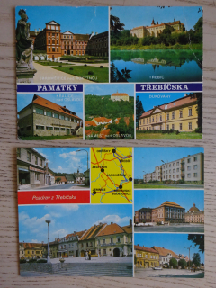 TŘEBÍČ, TŘEBÍČSKO, 2 KUSY