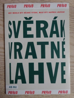 VRATNÉ LÁHVE, DVD FILM