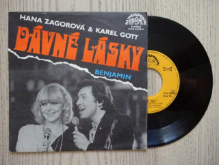 HANA ZAGOROVÁ, KAREL GOTT, DÁVNÉ LÁSKY, BENJAMIN, MALÁ DESKA