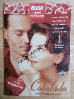 ČOKOLÁDA, DVD FILM 